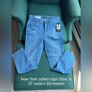 New York Cuffed Capri